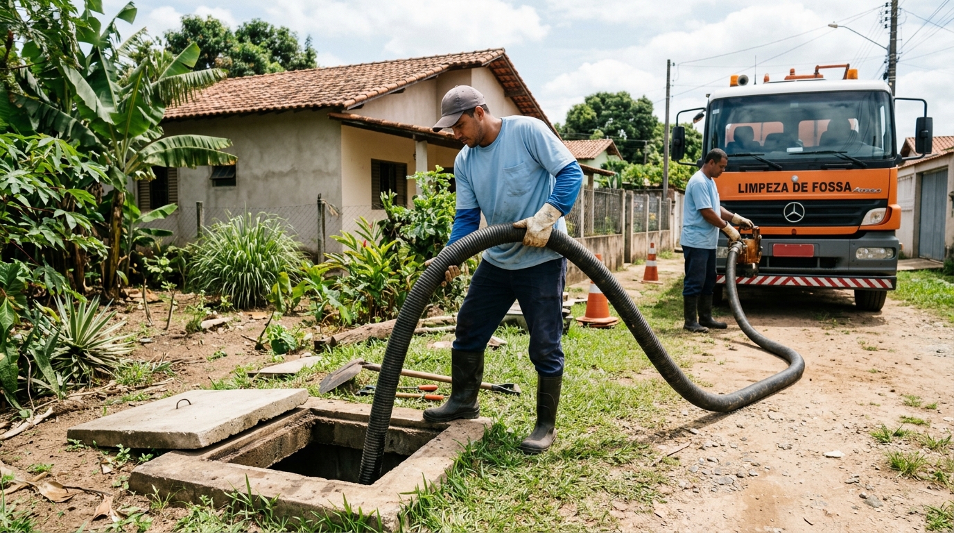 Desentupimento de Fossa no Planalto, Cuiabá‑MT