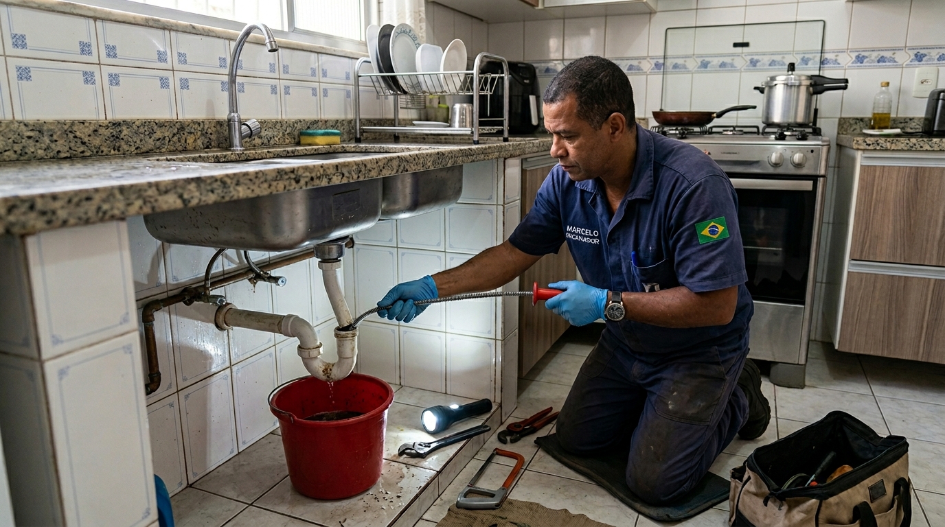 Limpeza de Canos com Equipamento na Vila Mutum, Cuiabá‑MT
